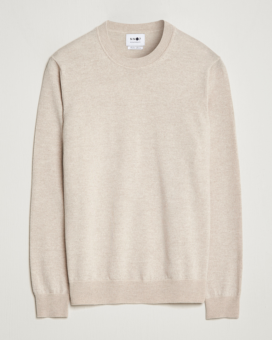 Herre | Trøjer | NN07 | Ted Merino Crew Neck Pullover Light Khaki