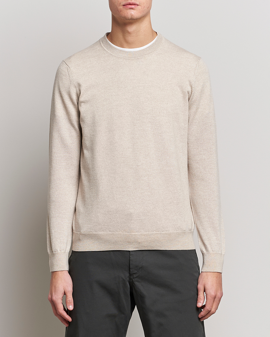 Herre | Trøjer | NN07 | Ted Merino Crew Neck Pullover Light Khaki