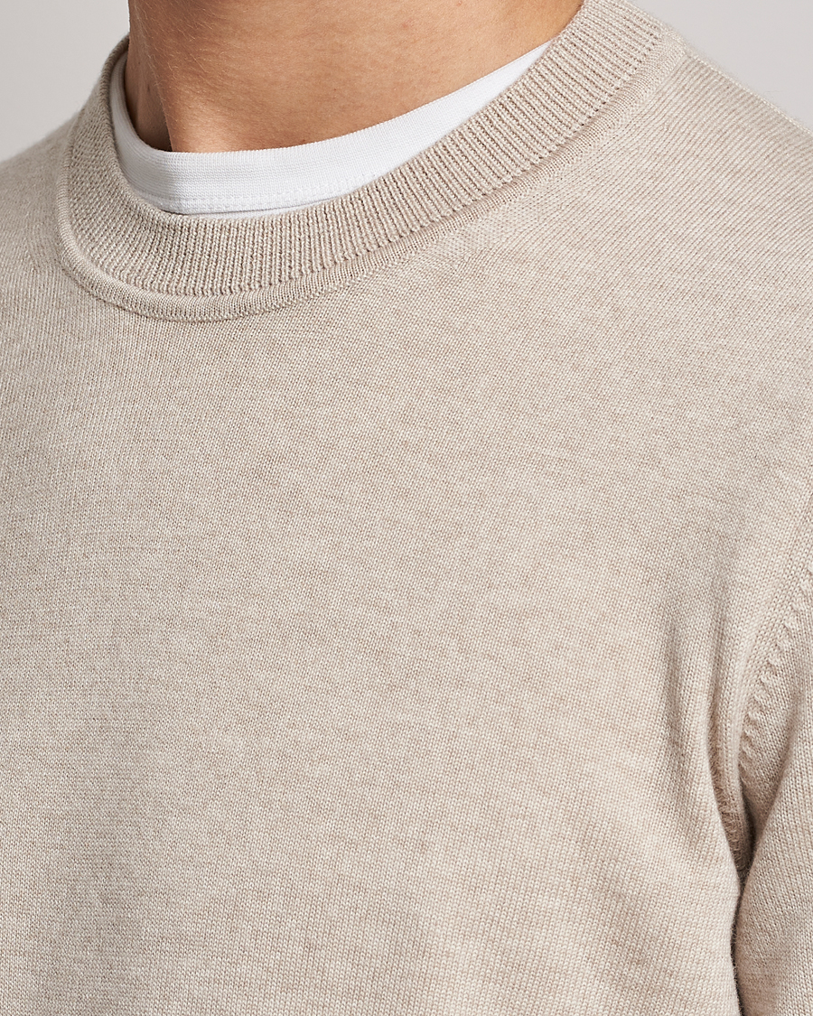 Herre | Trøjer | NN07 | Ted Merino Crew Neck Pullover Light Khaki