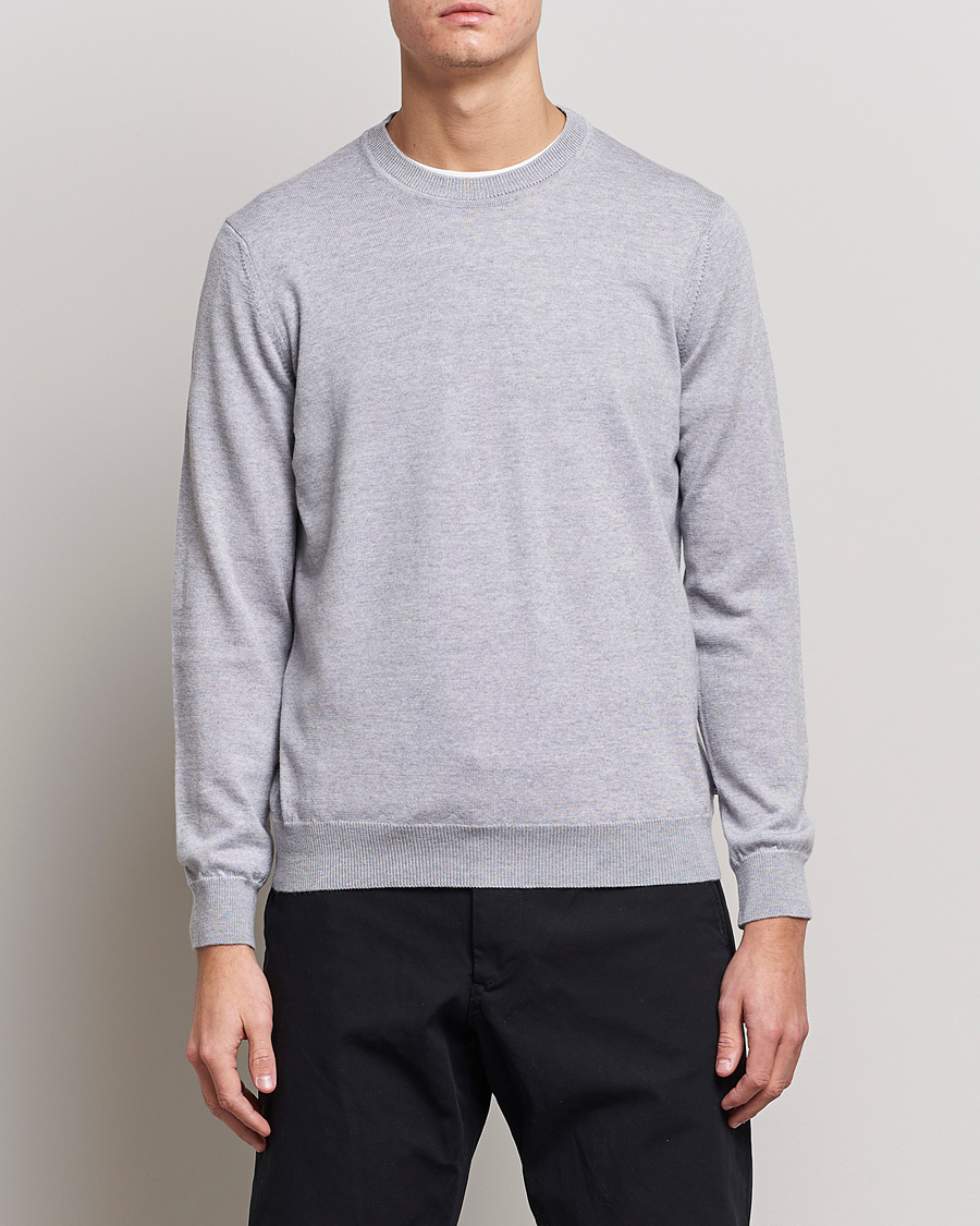 Herre | Trøjer | NN07 | Ted Merino Crew Neck Pullover Light Grey
