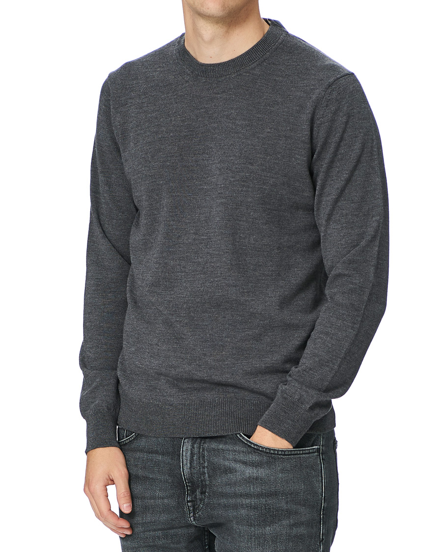 Herre | Trøjer | NN07 | Ted Merino Crew Neck Pullover Antracite