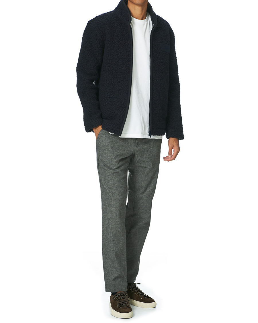 Herre | Bukser | NN07 | Theo Regular Fit Brushed Cotton Chinos Grey