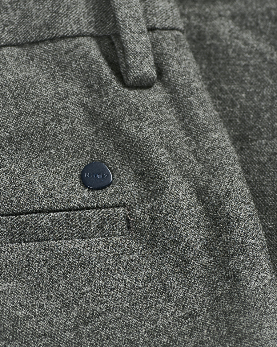 Herre | Bukser | NN07 | Theo Regular Fit Brushed Cotton Chinos Grey