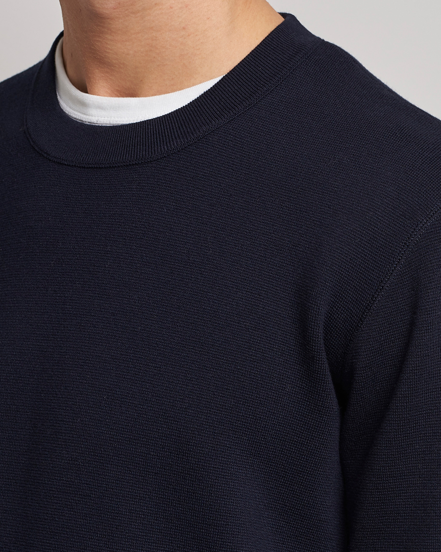 Herre | Trøjer | NN07 | Luis Cotton/Modal Pullover Navy Blue