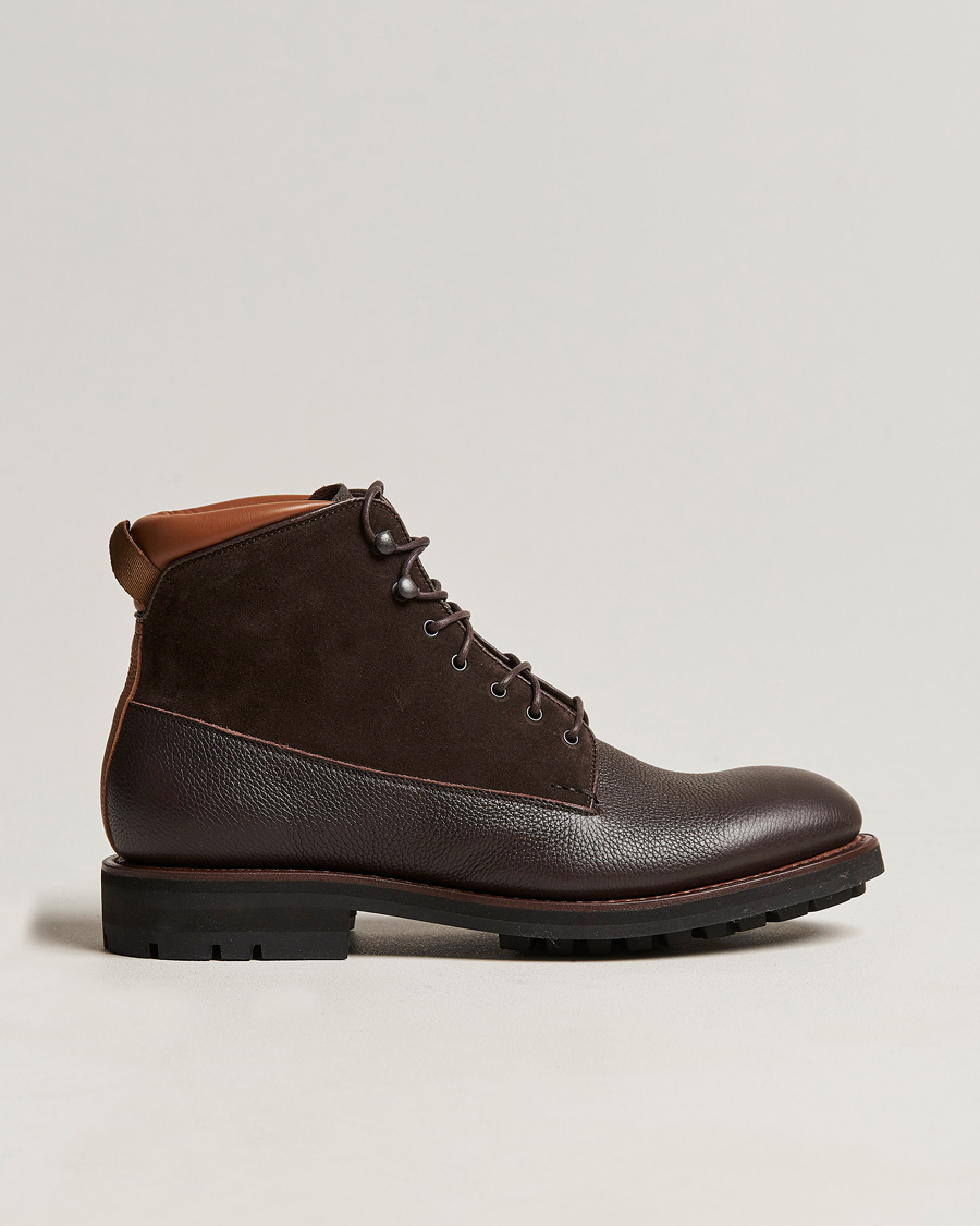 Herre | Heschung Raphia Leather/Suede Boot Moro/Coffee | Heschung | Raphia Leather/Suede Boot Moro/Coffee