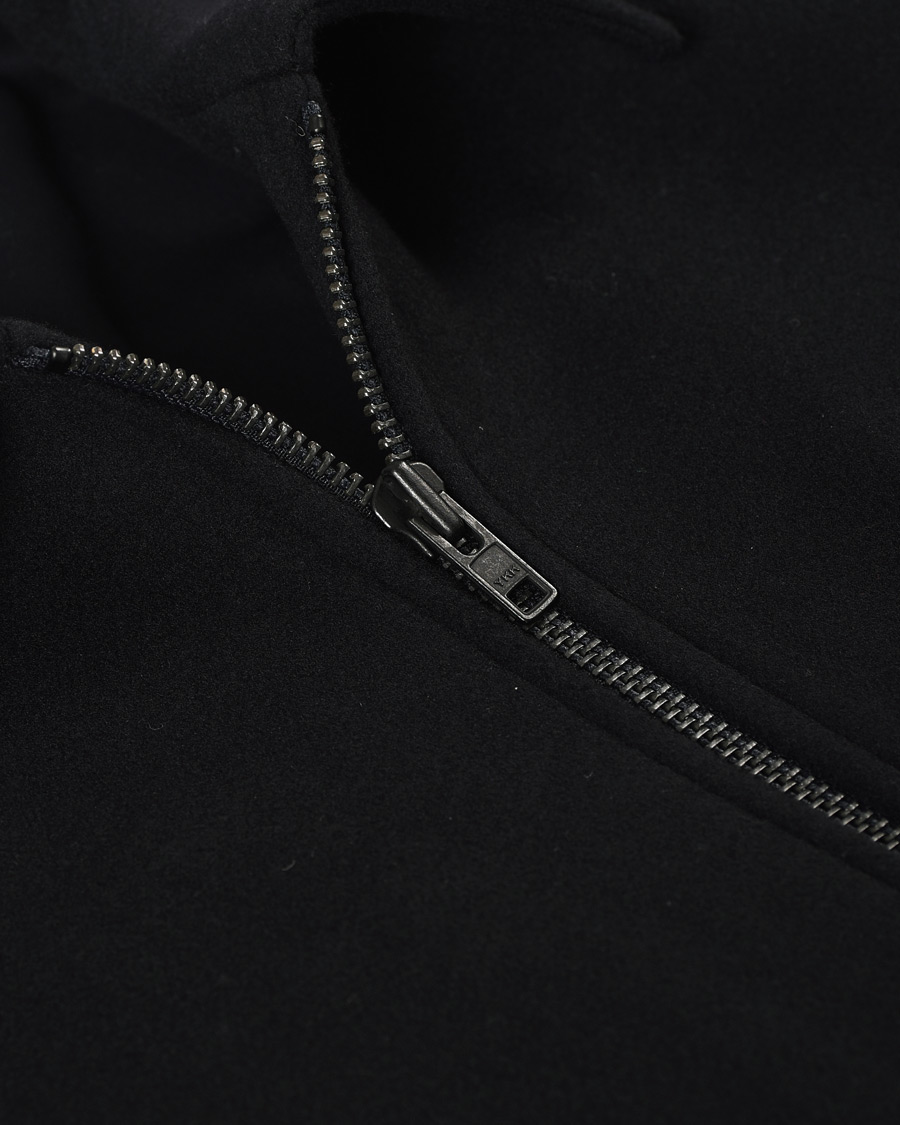Herre | Jakker | NN07 | Gael Wool Flight Jacket Navy Blue