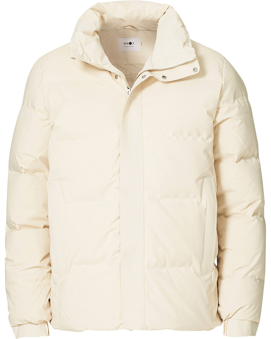 Herre | Jakker | NN07 | Golfie Short Down Puffer Jacket Ecru
