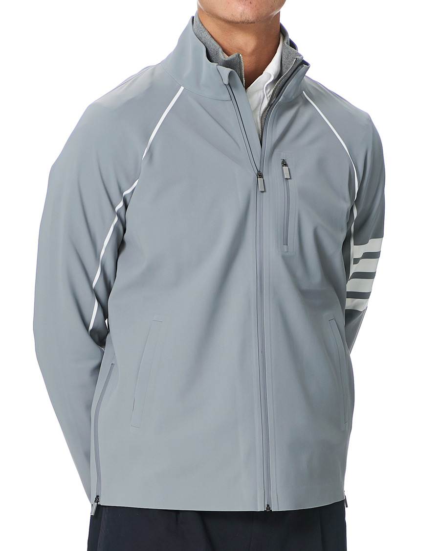 Herre | Jakker | Thom Browne | 4 Bar Tokio Compression Jacket Light Grey