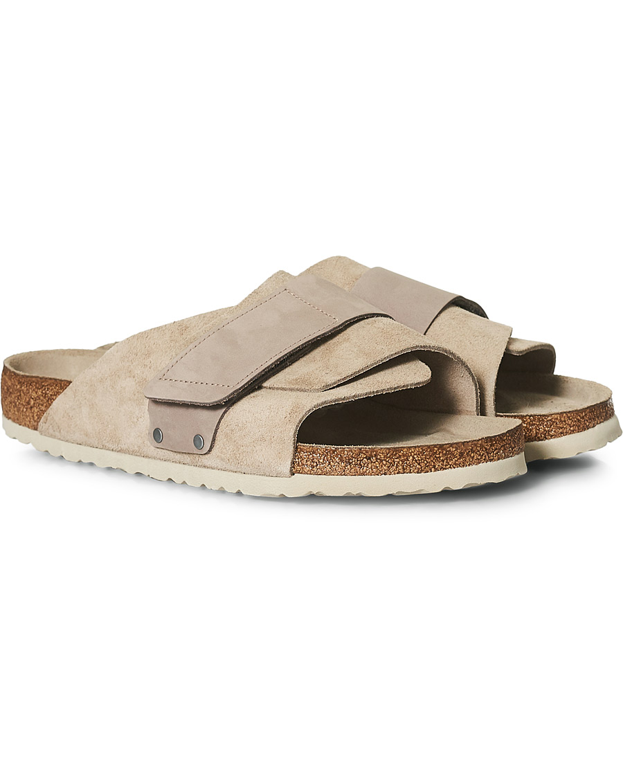 Herre | | BIRKENSTOCK | Kyoto Soft Footbed Gray Taupe