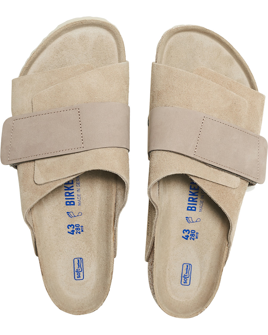 Herre | | BIRKENSTOCK | Kyoto Soft Footbed Gray Taupe