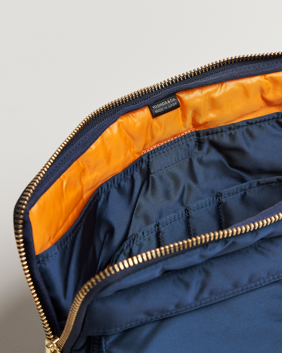 Herre | Porter-Yoshida & Co. Tanker Document Case Iron Blue | Porter-Yoshida & Co. | Tanker Document Case Iron Blue