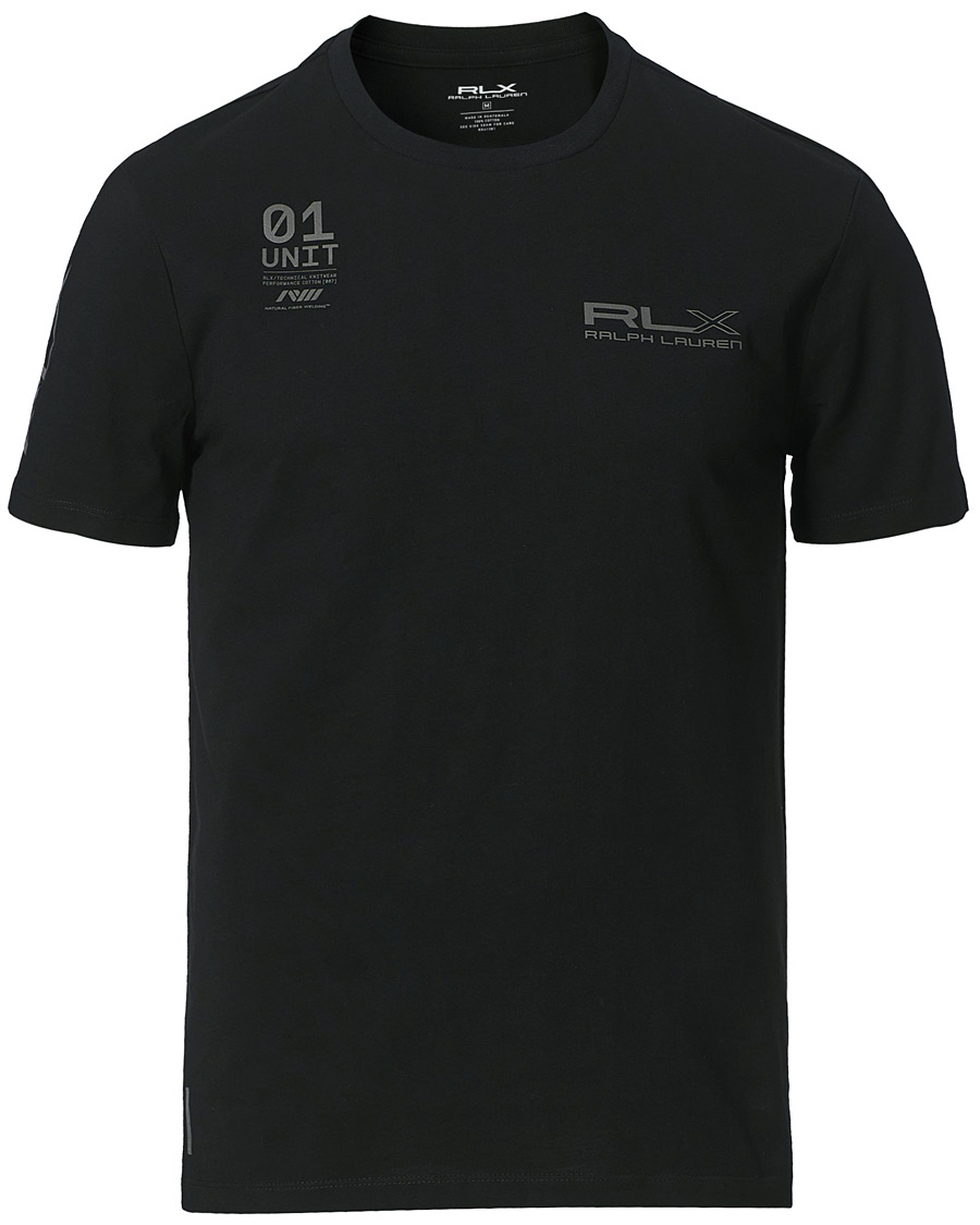 Herre | T-Shirts | RLX Ralph Lauren | Ultimate Performance Crew Neck Tee Black