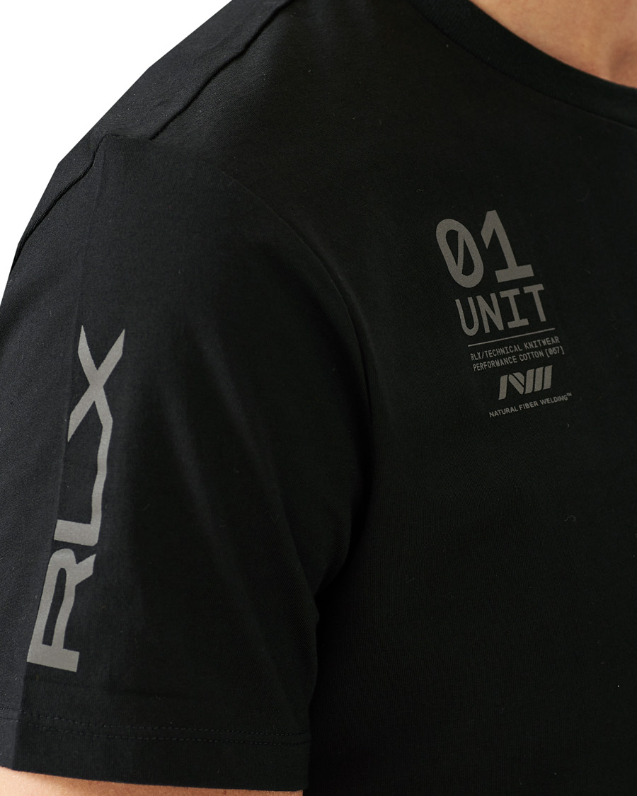 Herre | T-Shirts | RLX Ralph Lauren | Ultimate Performance Crew Neck Tee Black