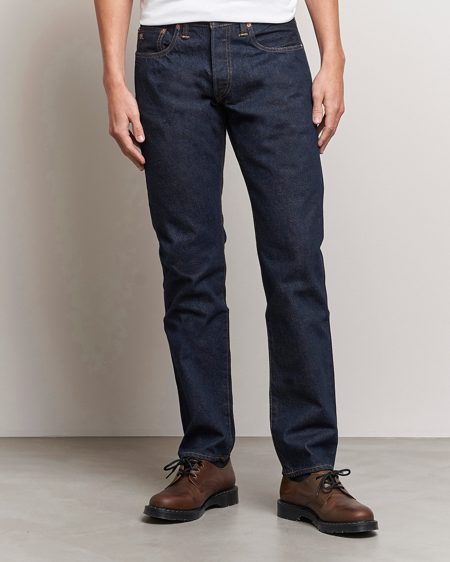 Herre | Bukser | RRL | Slim Fit 5-Pocket Denim Once Washed