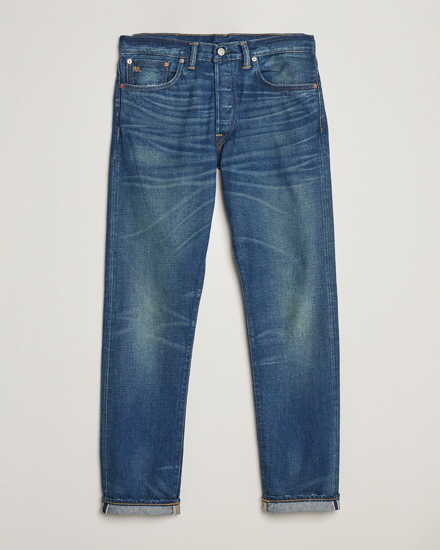 Herre | Jeans | RRL | Slim Narrow 5-Pocket Denim Grandfalls Wash