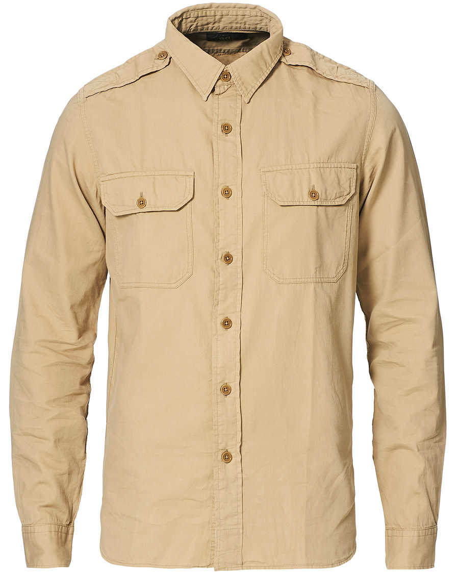 Herre | Skjorter | RRL | New Military Pocket Shirt Classic Khaki