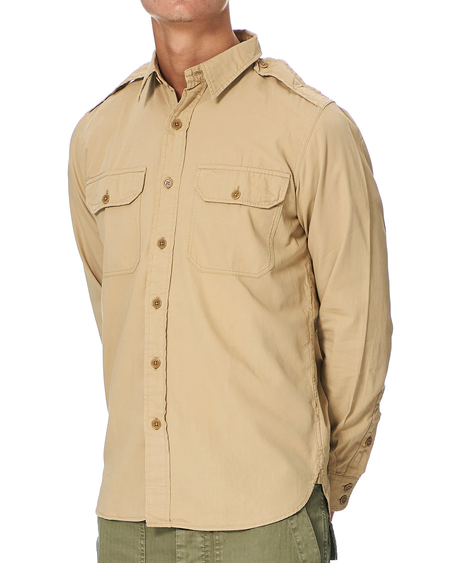 Herre | Skjorter | RRL | New Military Pocket Shirt Classic Khaki