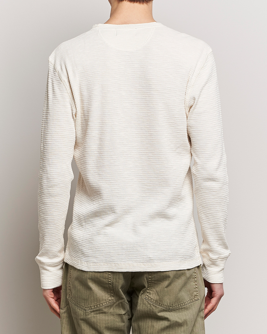 Herre | T-Shirts | RRL | Long Sleeve Henley Paper White
