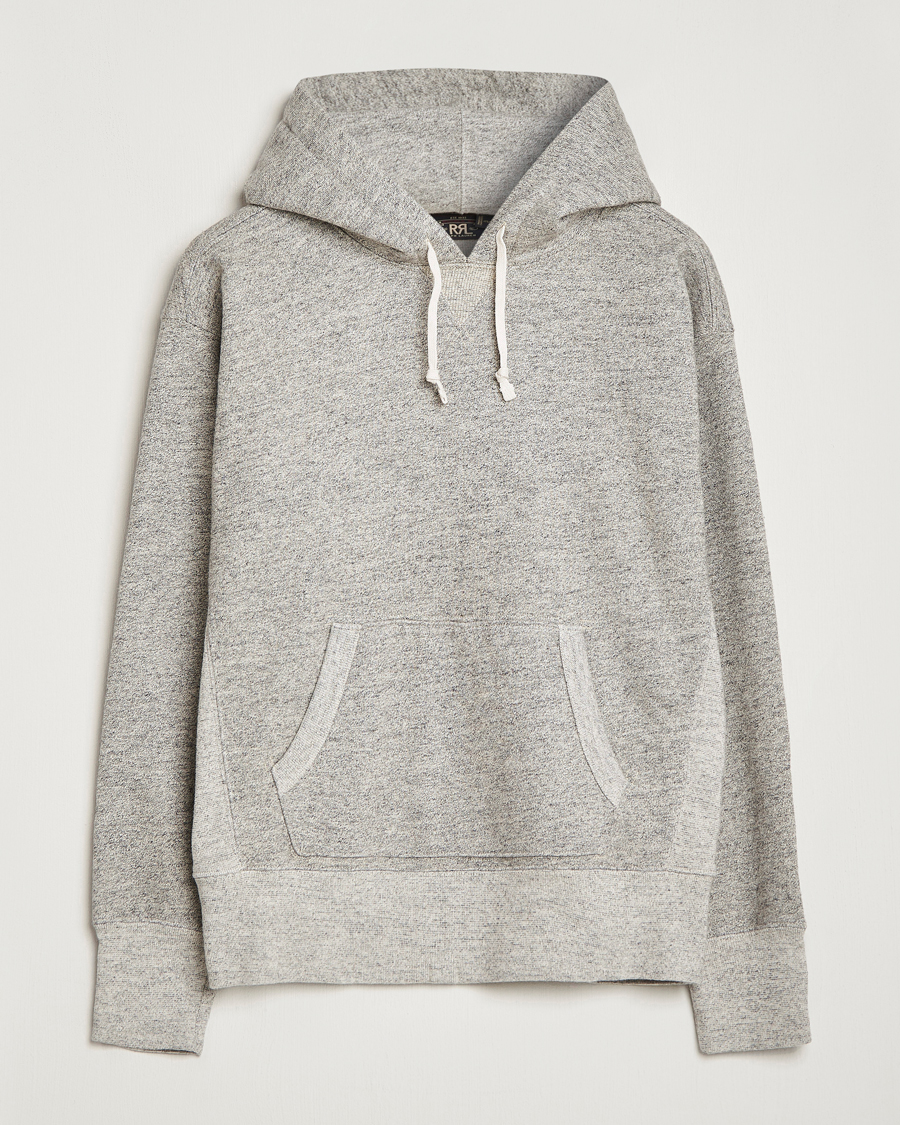 Herre | Trøjer | RRL | Hooded Pullover Athletic Grey Heather