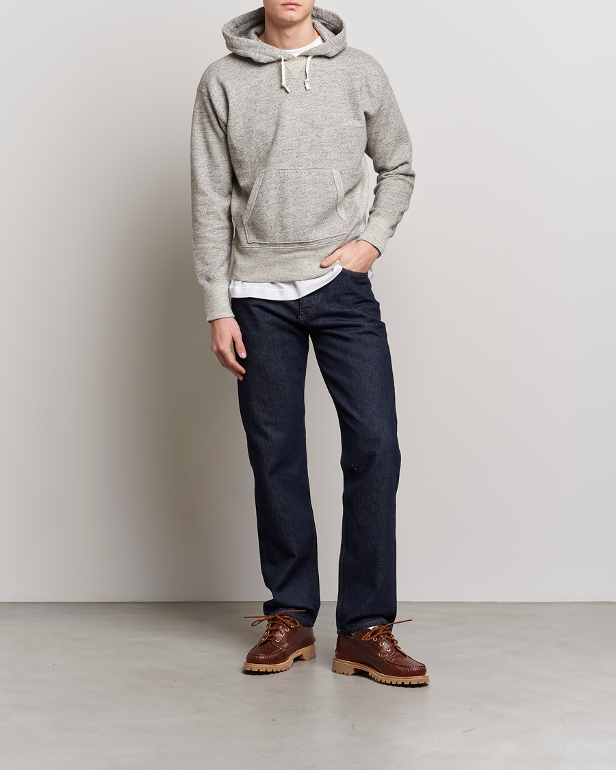 Herre | Trøjer | RRL | Hooded Pullover Athletic Grey Heather