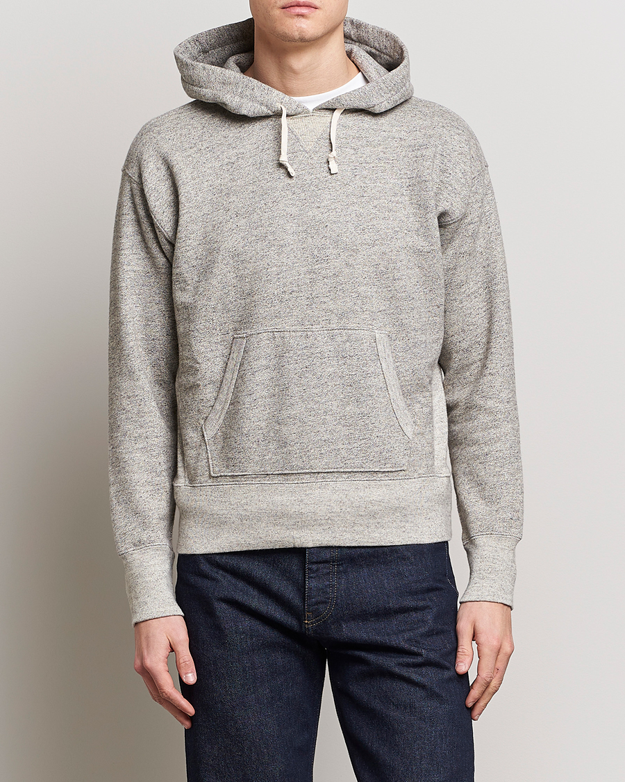 Herre | Trøjer | RRL | Hooded Pullover Athletic Grey Heather