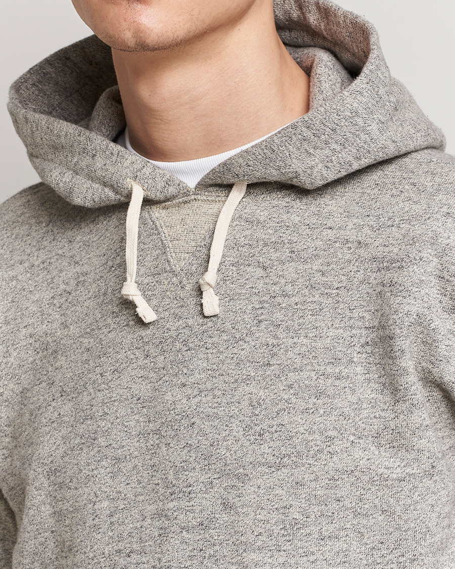 Herre | Trøjer | RRL | Hooded Pullover Athletic Grey Heather