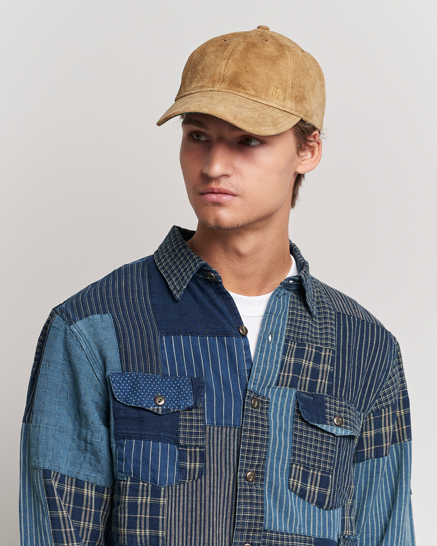 Herre | RRL | RRL | Rough Out Baseball Cap Brown