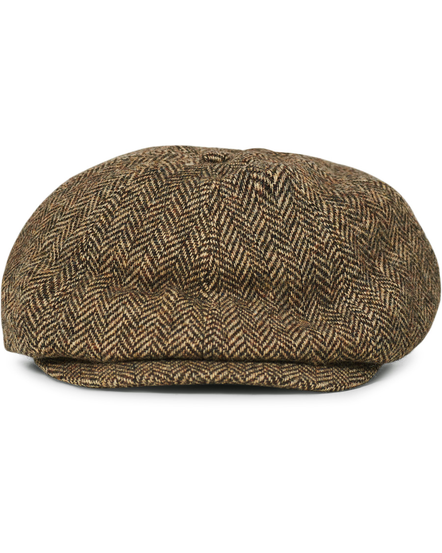 Herre | RRL Newsboy Cap Black/Tan | RRL | Newsboy Cap Black/Tan