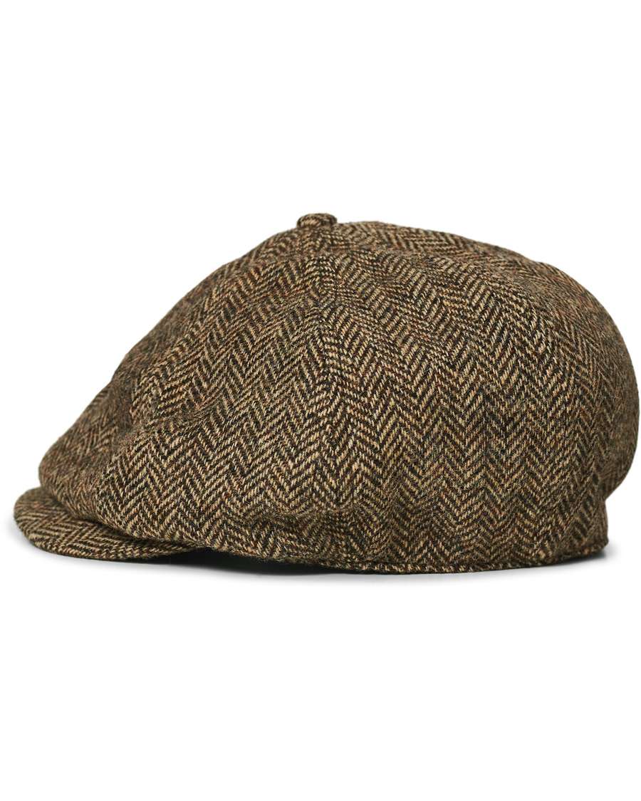 Herre | RRL Newsboy Cap Black/Tan | RRL | Newsboy Cap Black/Tan
