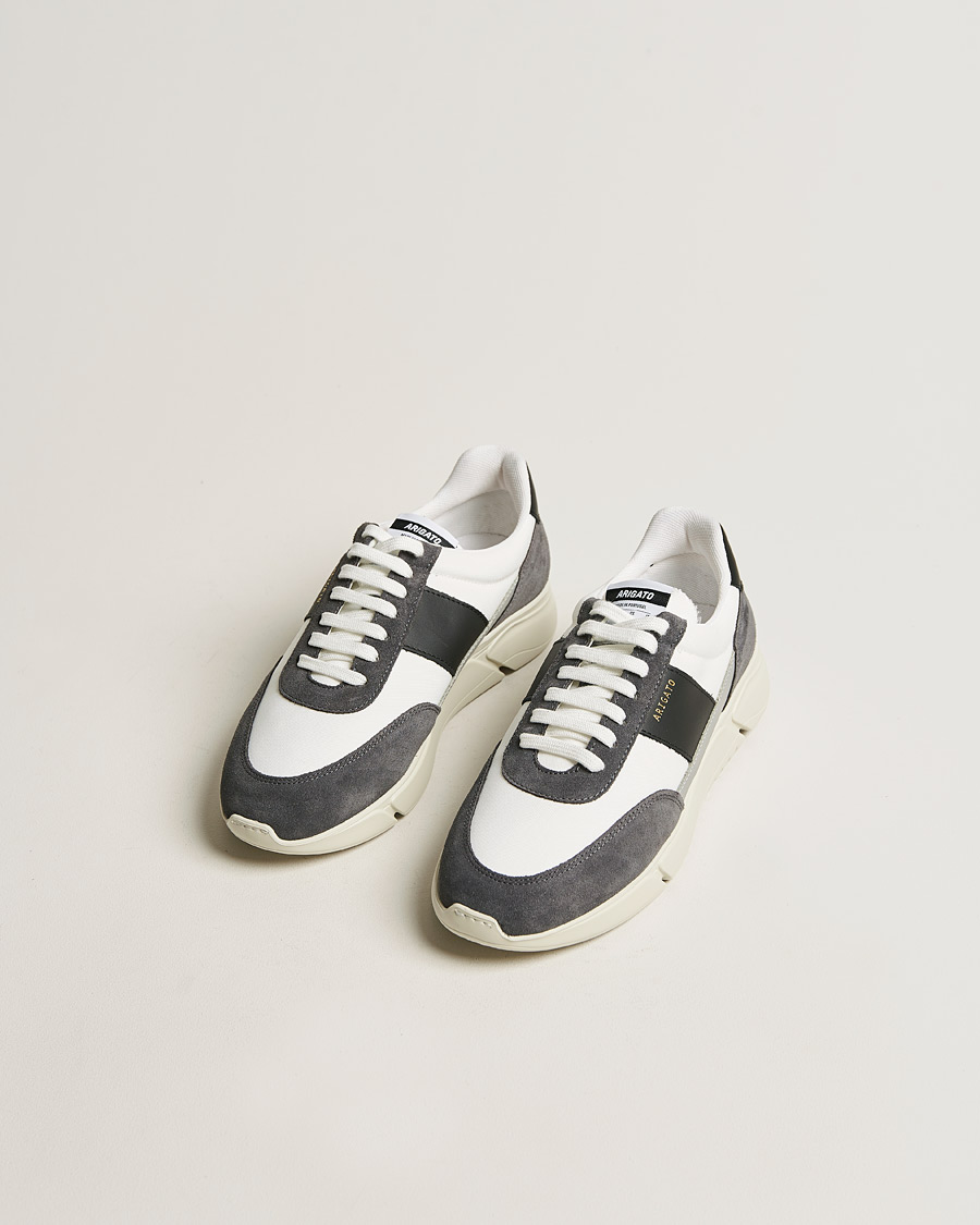 Herre | Sorte sneakers | Axel Arigato | Genesis Vintage Runner Sneaker White/Grey Suede