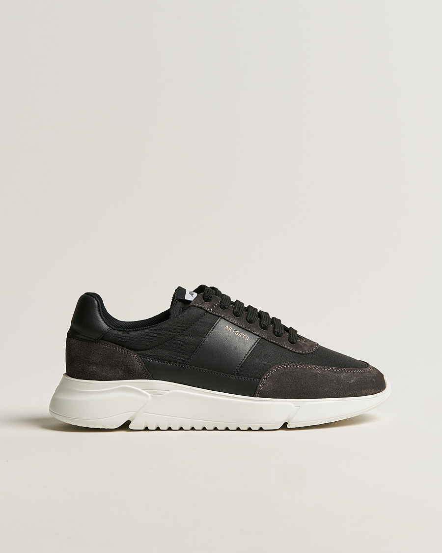 Herre | Axel Arigato Genesis Vintage Runner Sneaker Black/Grey Suede | Axel Arigato | Genesis Vintage Runner Sneaker Black/Grey Suede