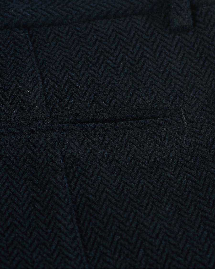 Herre | Bukser | Giorgio Armani | Chevron Wool Pants Navy