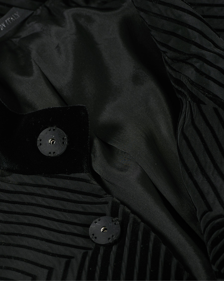 Herre | Blazere & jakker | Giorgio Armani | Geometric Velvet Jacket Black