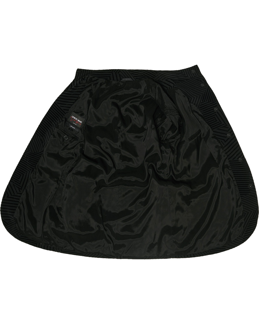 Herre | Blazere & jakker | Giorgio Armani | Geometric Velvet Jacket Black