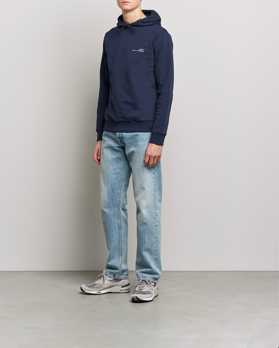 Herre | Trøjer | A.P.C. | Item Hoodie Navy