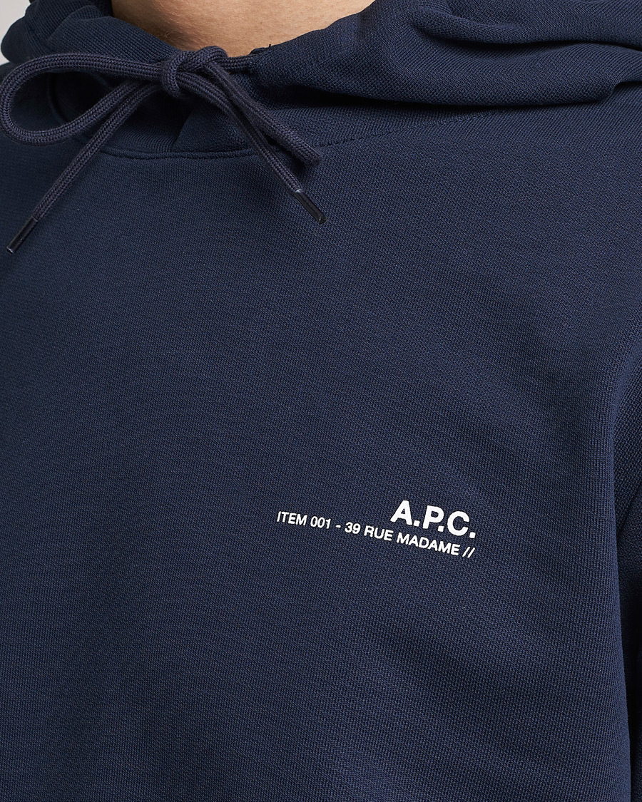 Herre | Trøjer | A.P.C. | Item Hoodie Navy