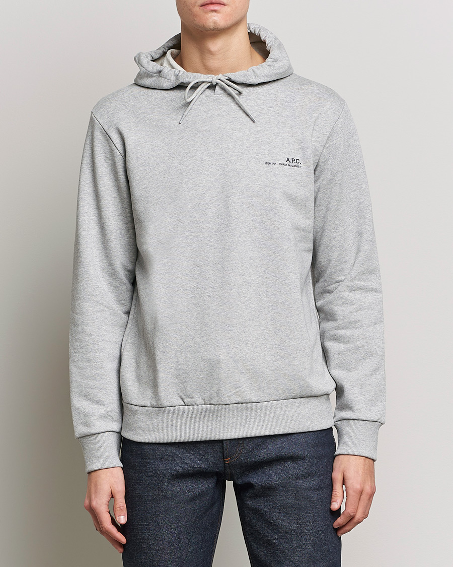 Herre | Trøjer | A.P.C. | Item Hoodie Heather Grey