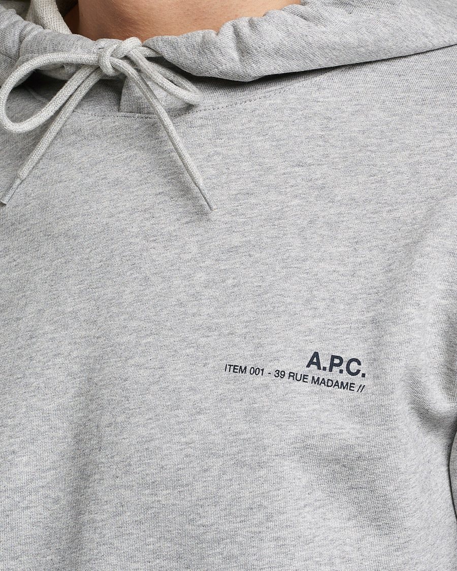 Herre | Trøjer | A.P.C. | Item Hoodie Heather Grey
