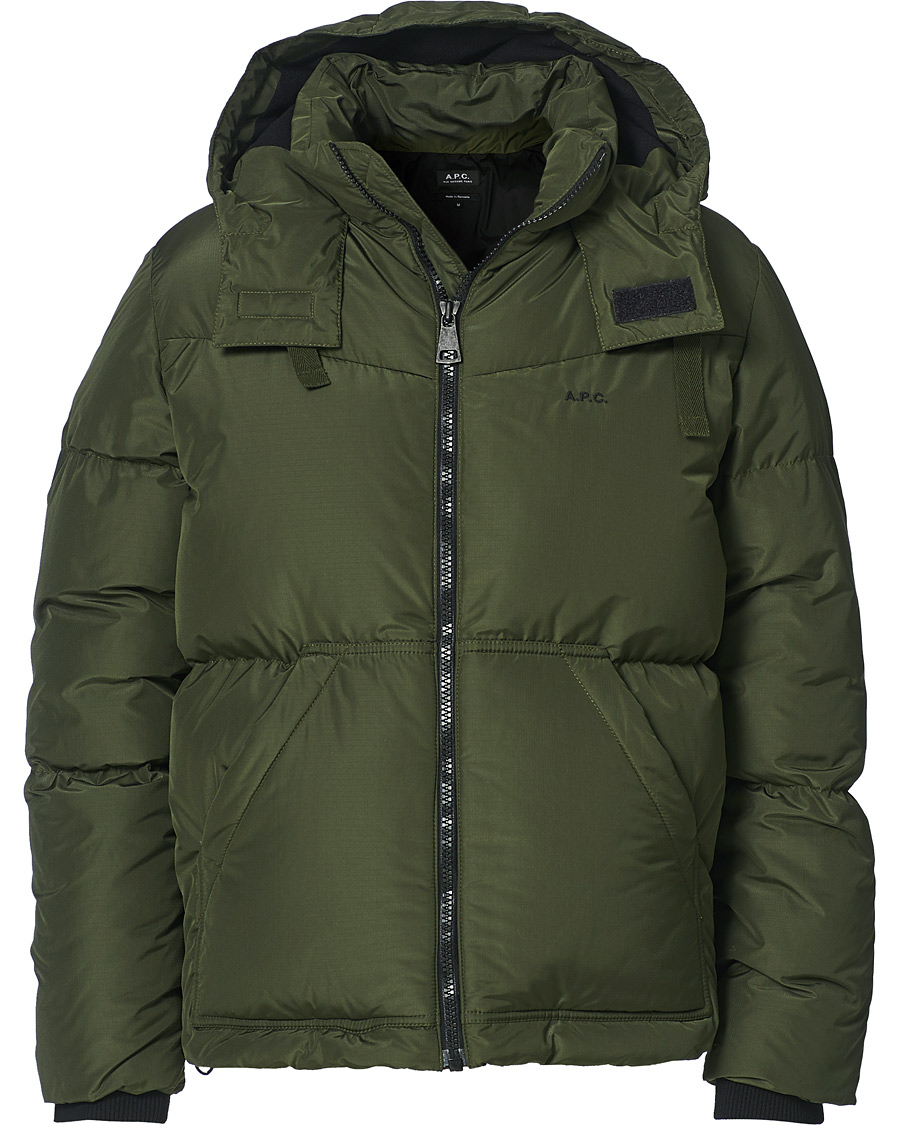 Herre | Jakker | A.P.C. | Down Puffer Jacket Dark Green