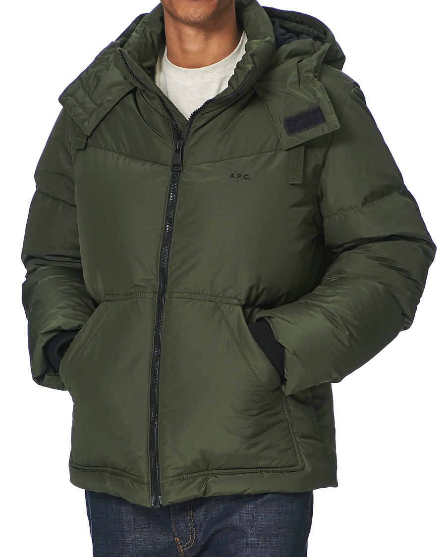 Herre | Jakker | A.P.C. | Down Puffer Jacket Dark Green