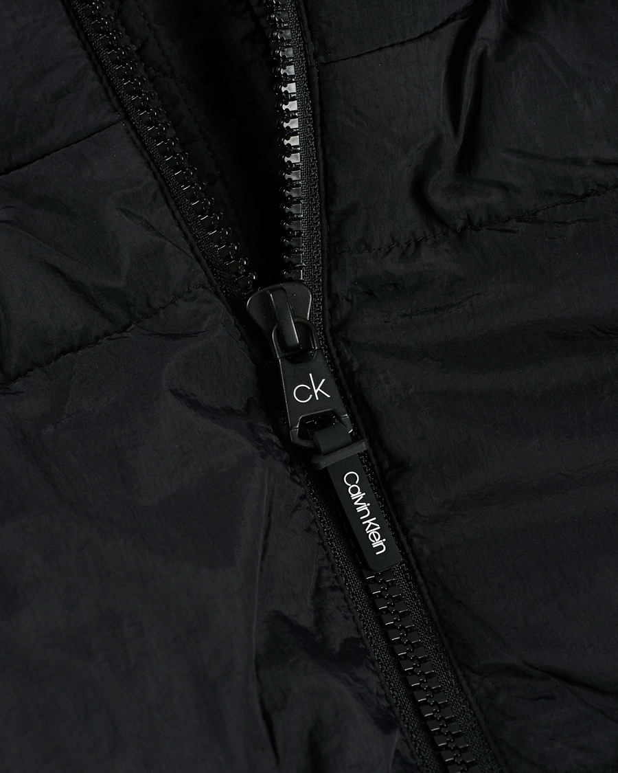 Herre | Jakker | Calvin Klein | Crinkle Nylon Puffer Jacket Black
