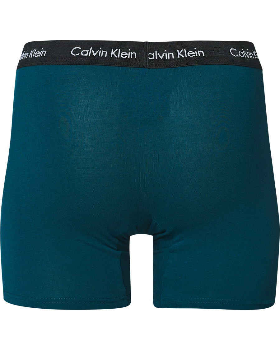 Herre | Undertøj | Calvin Klein | Cotton Stretch 3-Pack Boxer Breif Green/Navy/Red