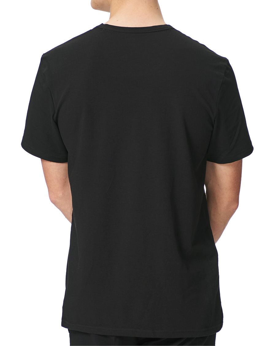 Herre | T-Shirts | Calvin Klein | Center Logo Crew Neck Tee Black