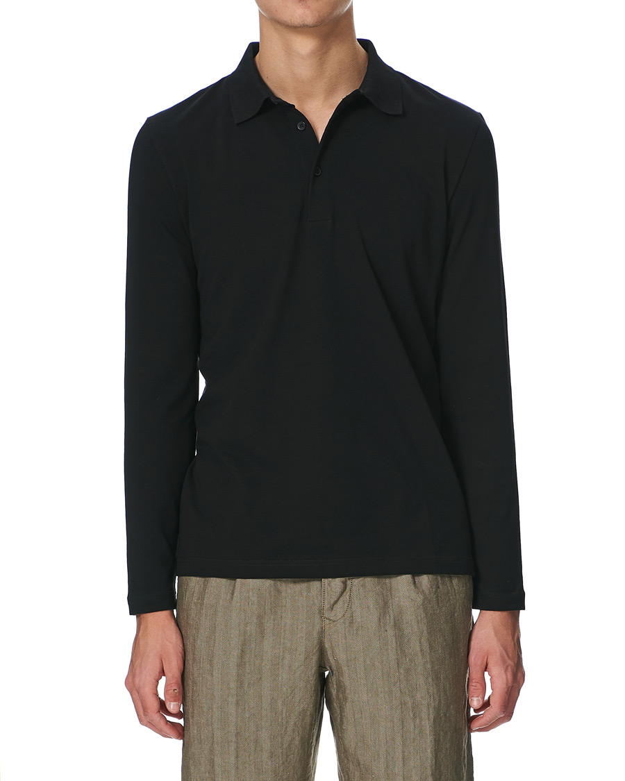 Herre | Trøjer | Filippa K | Luke Lycra Poloshirt Black