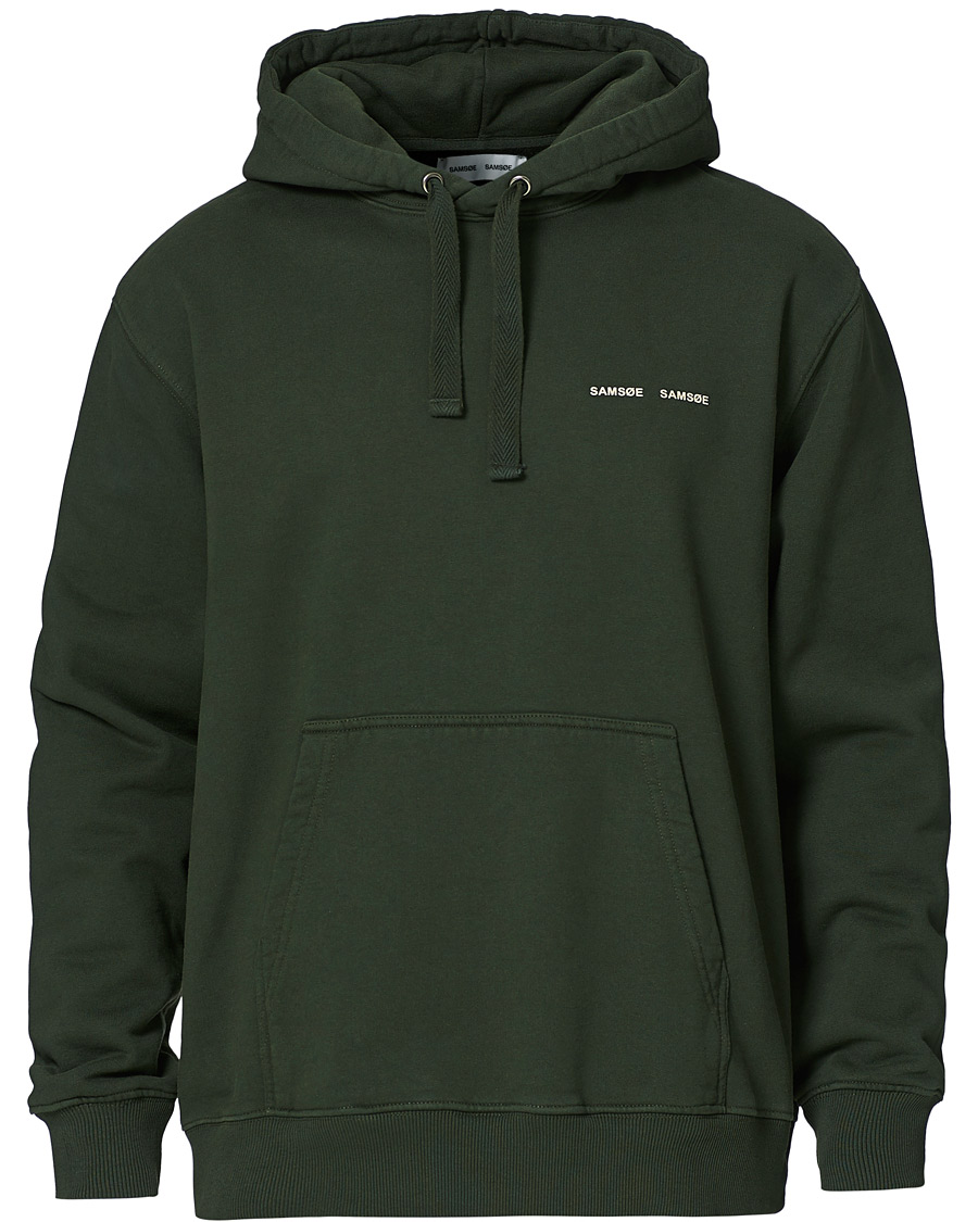 Herre | Trøjer | Samsøe Samsøe | Samsøe & Samsøe Norsbro Hoodie Kambu Green