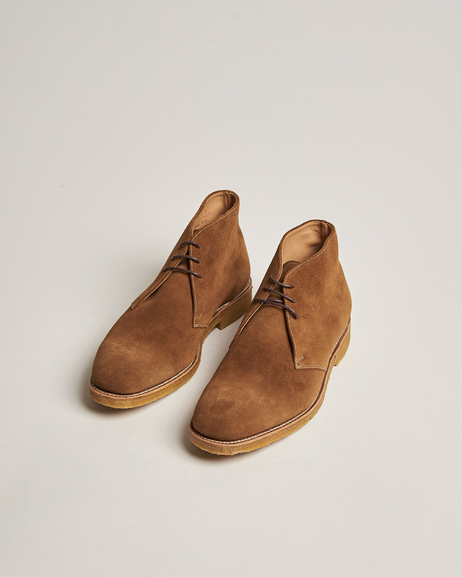 Herre | Chukka boots | Loake 1880 | Rivington Suede Crepe Sole Chukka Tan