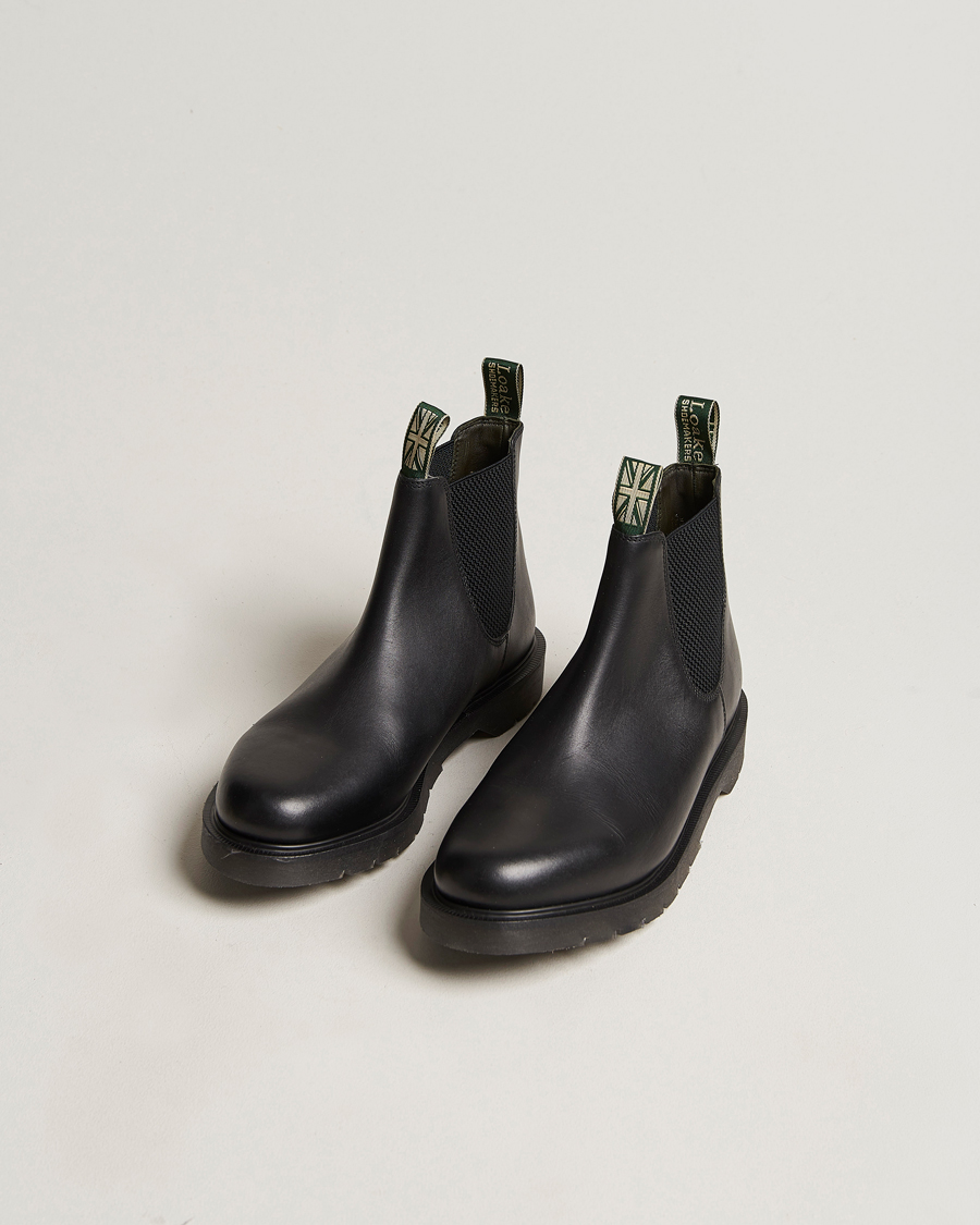 Herre |  | Loake Shoemakers | McCauley Heat Sealed Chelsea Black Leather