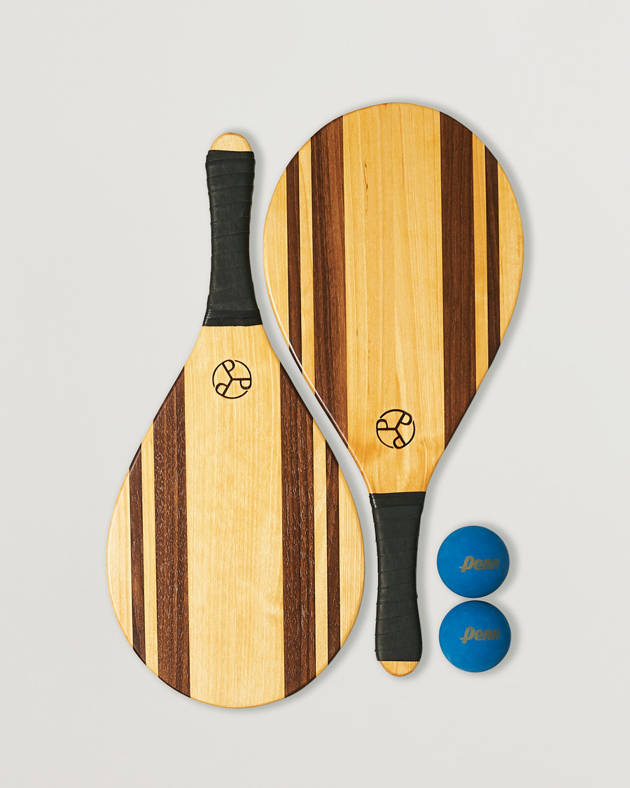 Herre | Please Please Please Sandhammaren Birch/Walnut Beach Bat Set | Please Please Please | Sandhammaren Birch/Walnut Beach Bat Set