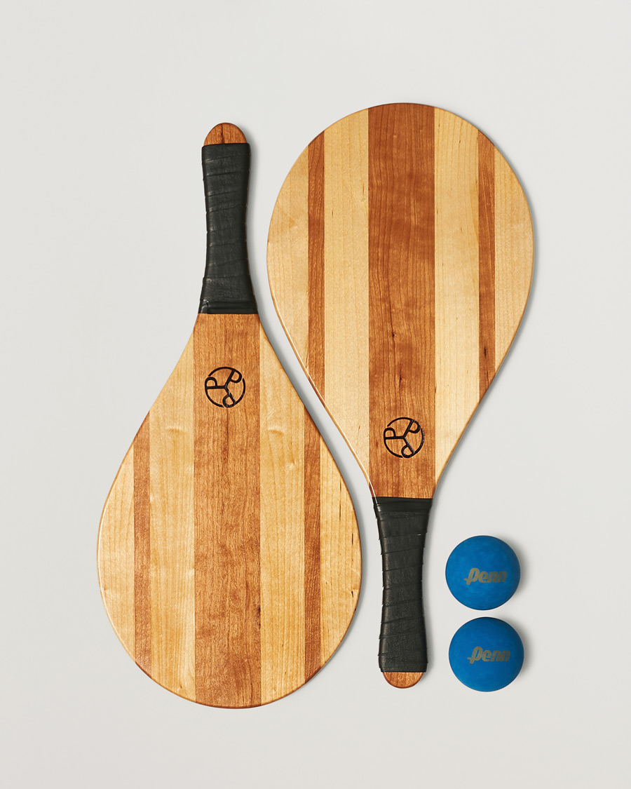 Herre | Please Please Please Haverdal Cherry Wood/Birch Beach Bat Set | Please Please Please | Haverdal Cherry Wood/Birch Beach Bat Set