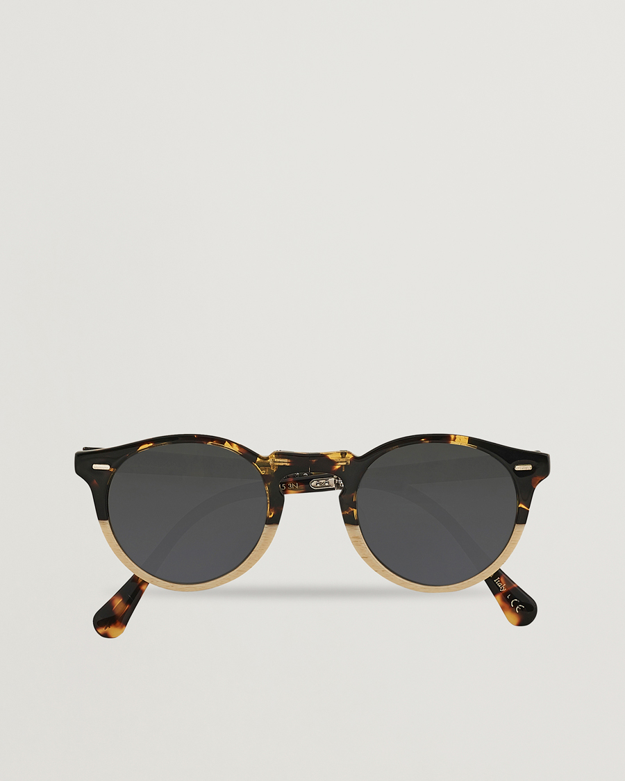 tack tyktflydende syreindhold Oliver Peoples Gregory Peck 1962 Folding Sunglasses Brown/Honey - CareOfCar